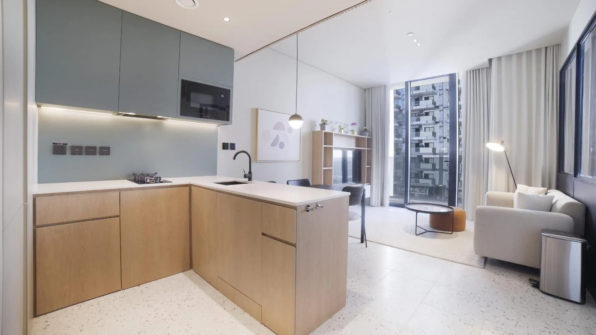 Executive 1 Bedroom At Upside Living, Business Travel Ready Dubai Apartment